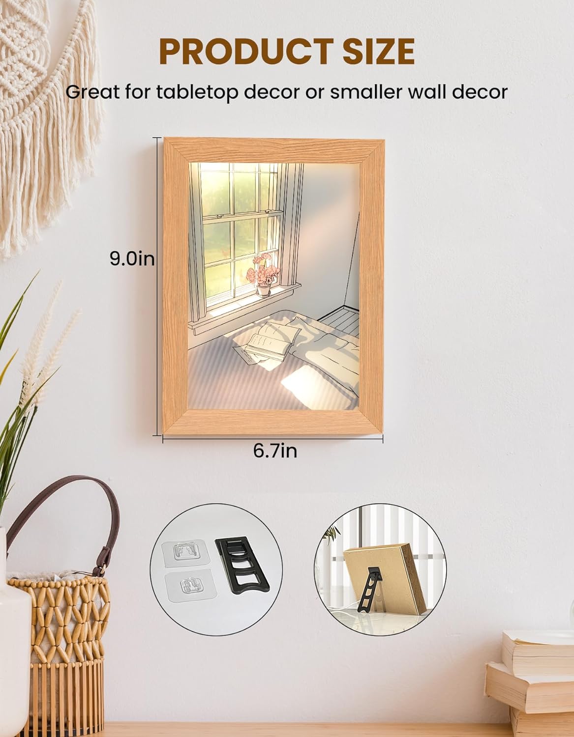 SOPYOU Lighting Painting Decoration - 3 Lighting Modes Light Up Painting 10 Brightness LED Painting with USB Powered for Bedroom Office