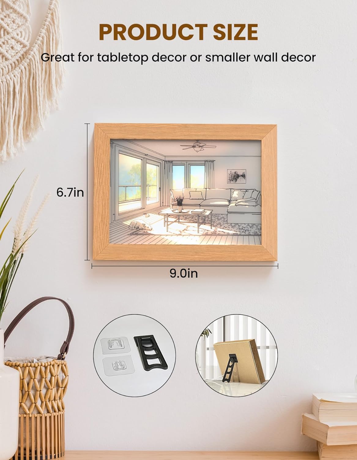 SOPYOU Light Up Painting - 10 Brightness Lighting Painting Decoration Light Up Picture with USB Powered 3 Lighting Modes for Home Decor